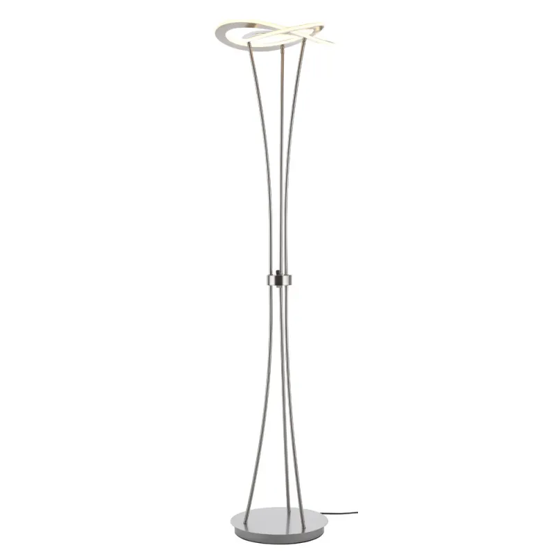 TRIO Lampadaire intérieur nickel mat OAKLAND - Pas cher