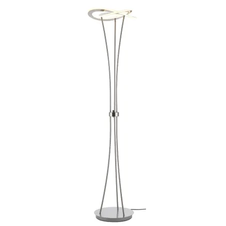 TRIO Lampadaire intérieur nickel mat OAKLAND - Pas cher