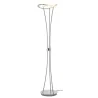 TRIO Lampadaire intérieur nickel mat OAKLAND - Pas cher