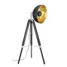 TRIO Lampadaire intérieur noir mat LIÈGE - Pas cher
