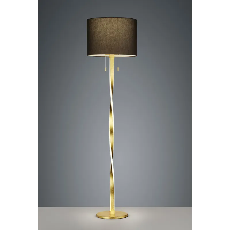 TRIO Lampadaire intérieur or NANDOR - Pas cher
