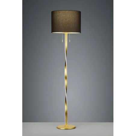 TRIO Lampadaire intérieur or NANDOR - Pas cher