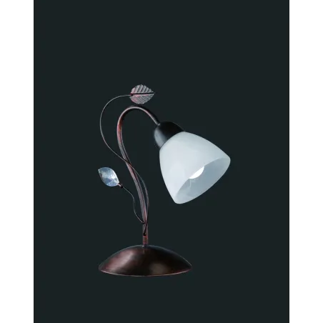 TRIO Lampe de table intérieur rouille antique et albâtre TRADITIO -...