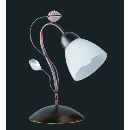 TRIO Lampe de table intérieur rouille antique et albâtre TRADITIO -...