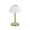 TRIO Lampe de table intérieur laiton polis et blanc VENTURA - Pas cher