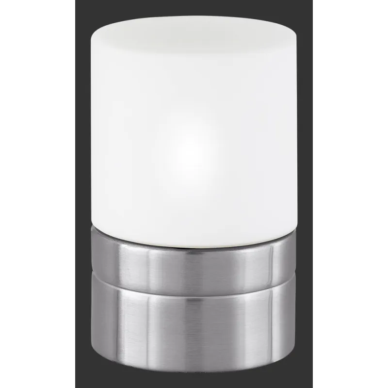 TRIO Lampe de table intérieur nickel mat et blanc ARY - Pas cher