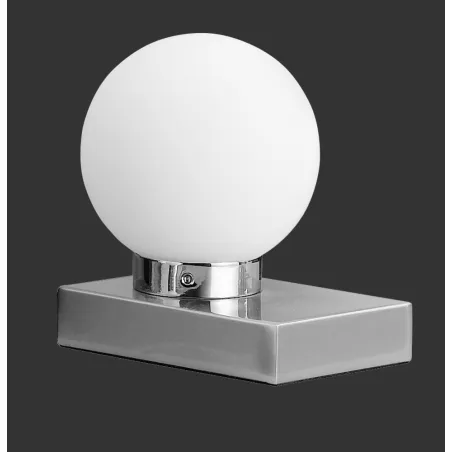 TRIO Lampe de table intérieur nickel mat et blanc DAVI - Pas cher