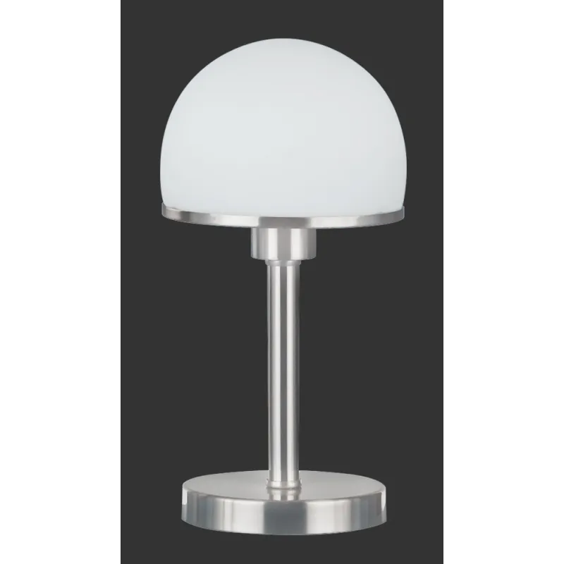 TRIO Lampe de table intérieur nickel mat et blanc JOOST - Pas cher