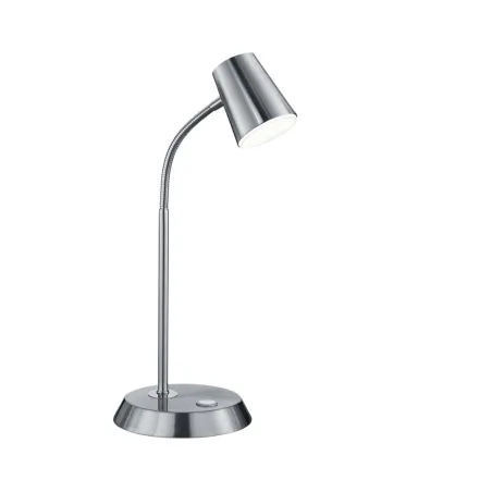 TRIO Lampe de table intérieur nickel mat et blanc NARCOS - Pas cher