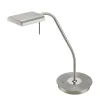 TRIO Lampe de table intérieur nickel mat et blanc BERGAMO - Pas cher