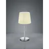 TRIO Lampe de table intérieur nickel mat et blanc LYON - Pas cher