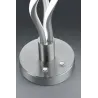 TRIO Lampe de table intérieur nickel mat et blanc LOOP - Pas cher