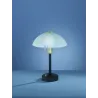 TRIO Lampe de table intérieur noir mat et blanc DONNA - Pas cher