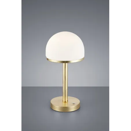 TRIO Lampe de table intérieur or et blanc BERLIN - Pas cher