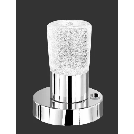 TRIO Lampe de table intérieur chrome et transparent claire CRISTO -...
