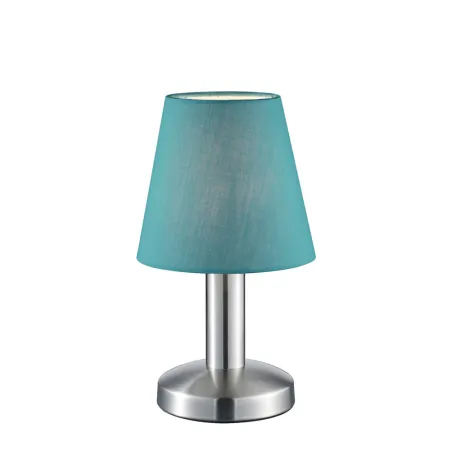 TRIO Lampe de table intérieur nickel mat et turquoise MATS - Pas cher