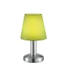 TRIO Lampe de table intérieur nickel mat et vert MATS - Pas cher