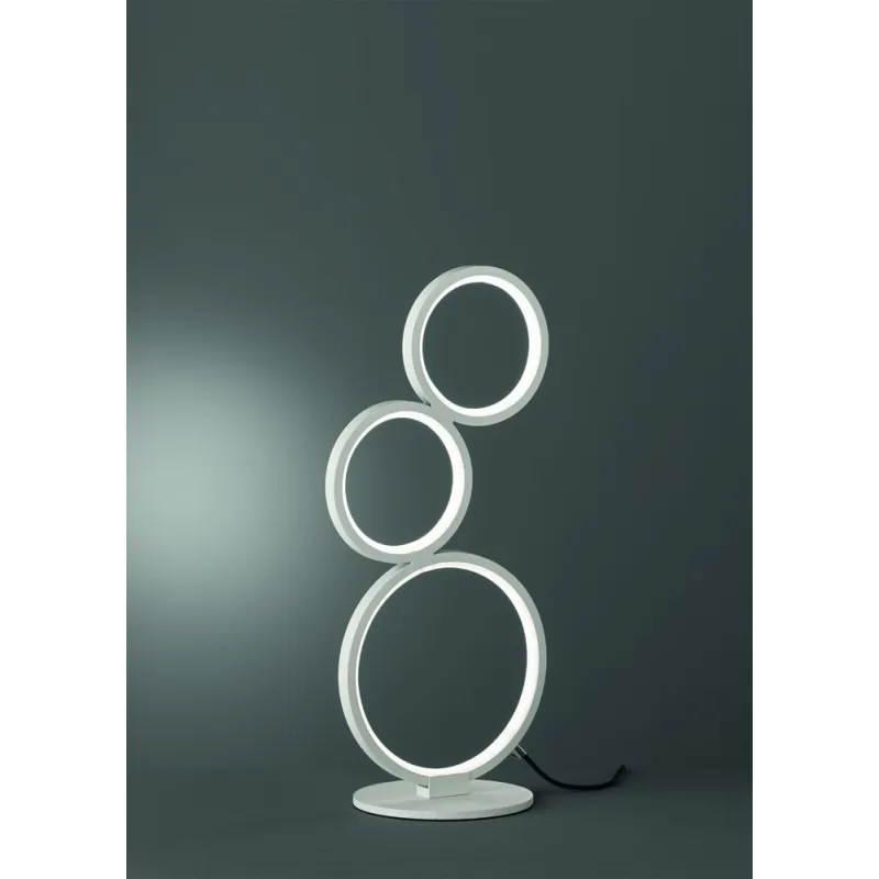 TRIO Lampe de table intérieur blanc mat RONDO - Pas cher
