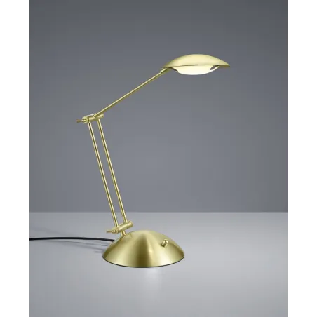 TRIO Lampe de table intérieur laiton mat CALCIO - Pas cher