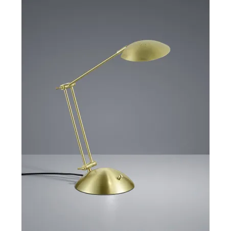 TRIO Lampe de table intérieur laiton mat CALCIO - Pas cher