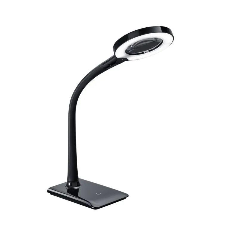 TRIO Lampe de table intérieur noir LUPO - Pas cher