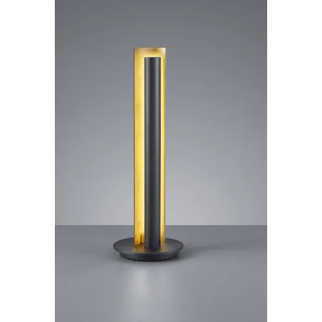 TRIO Lampe de table intérieur noir TEXEL - Pas cher