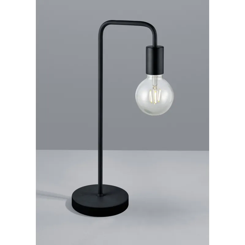 TRIO Lampe de table intérieur noir mat DIALLO - Pas cher
