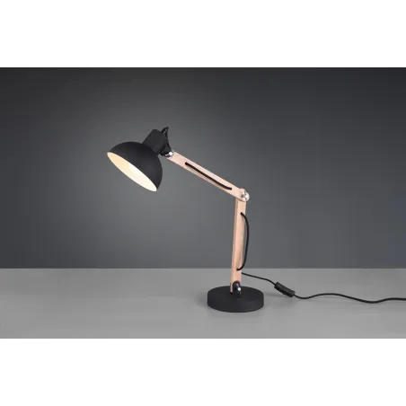 TRIO Lampe de table intérieur noir mat KIMI - Pas cher