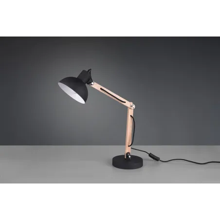 TRIO Lampe de table intérieur noir mat KIMI - Pas cher