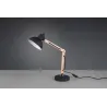 TRIO Lampe de table intérieur noir mat KIMI - Pas cher