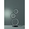 TRIO Lampe de table intérieur noir mat RONDO - Pas cher