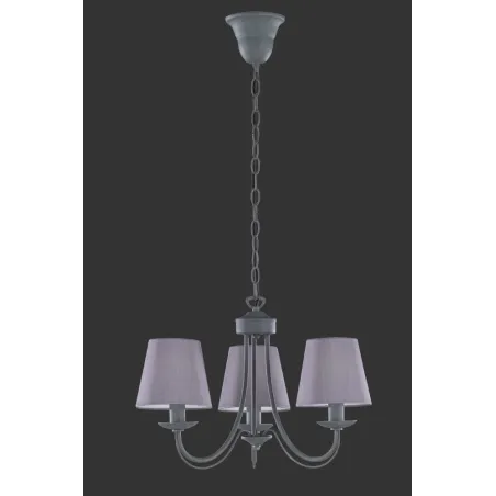 TRIO Lustre intérieur couleur beton et gris CORTEZ - Pas cher