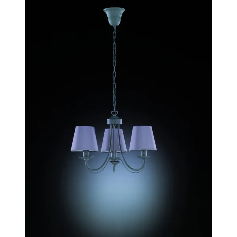 TRIO Lustre intérieur couleur beton et gris CORTEZ - Pas cher