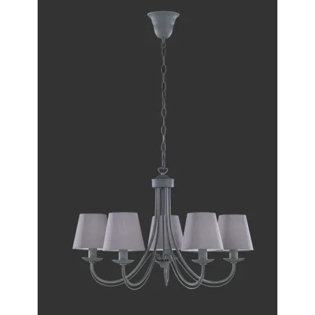TRIO Lustre intérieur couleur beton et gris CORTEZ - Pas cher