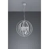 TRIO Lustre intérieur aluminium balayé CANDELA - Pas cher