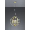 TRIO Lustre intérieur laiton polis CANDELA - Pas cher