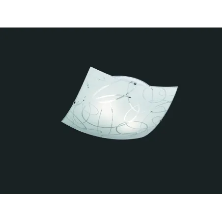 TRIO Plafonnier intérieur blanc SPIRELLI - Pas cher