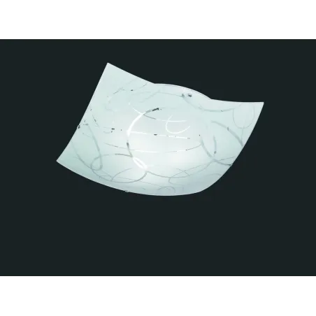TRIO Plafonnier intérieur blanc SPIRELLI - Pas cher