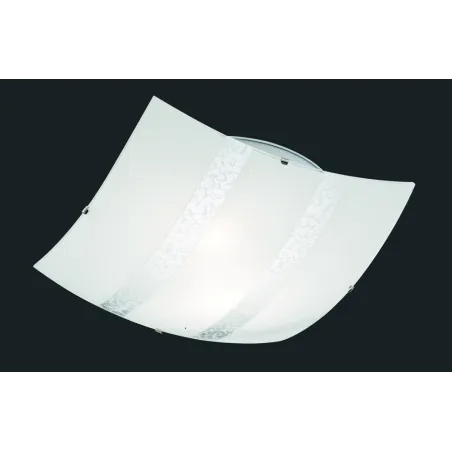 TRIO Plafonnier intérieur argent et argent NIKOSIA - Pas cher