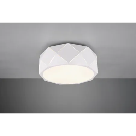 TRIO Plafonnier intérieur blanc mat et blanc ZANDOR - Pas cher