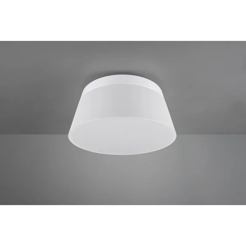 TRIO Plafonnier intérieur blanc mat et blanc BARONESS - Pas cher