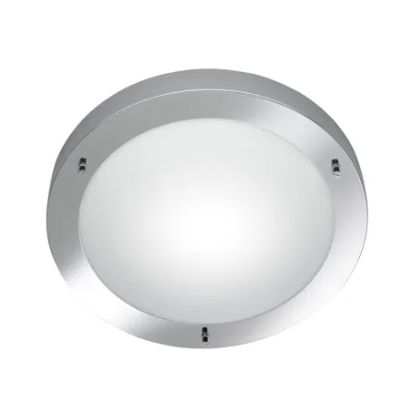 TRIO Plafonnier intérieur chrome et blanc CONDUS - Pas cher