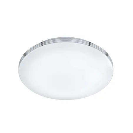TRIO Plafonnier intérieur chrome et blanc APART - Pas cher