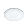 TRIO Plafonnier intérieur chrome et blanc APART - Pas cher