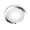 TRIO Plafonnier intérieur nickel mat et blanc CONDUS - Pas cher