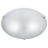 TRIO Plafonnier intérieur nickel mat et blanc ADRIAN - Pas cher