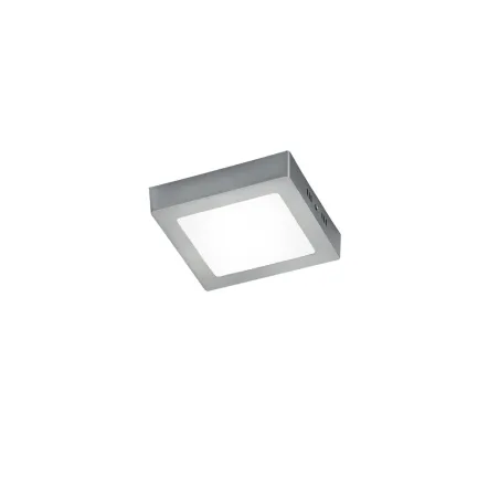 TRIO Plafonnier intérieur nickel mat et blanc ZEUS - Pas cher