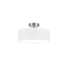 TRIO Plafonnier intérieur nickel mat et blanc HOTEL - Pas cher