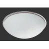 TRIO Plafonnier intérieur nickel mat et blanc BULTO - Pas cher