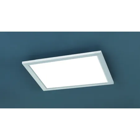 TRIO Plafonnier intérieur nickel mat et blanc PHOENIX - Pas cher